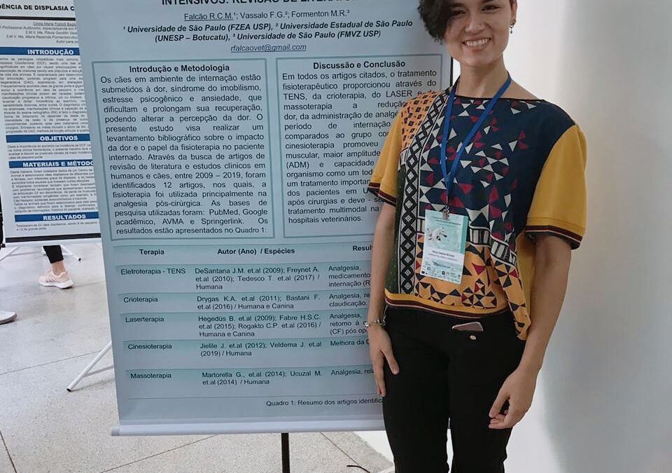 Equipe Santé Víe Vet no 1.º Congresso Brasileiro de Fisioterapia Veterinária
